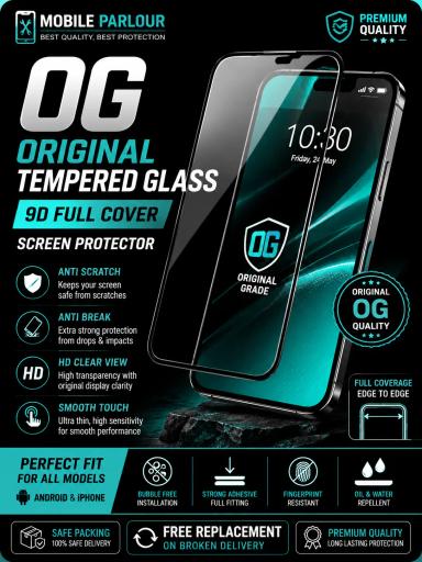 Glass Protector OG All iphone and android