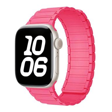 Silicone Magnetic Replacement Loop Band for Apple Watch by Case Lord (42mm-49mm) Peony