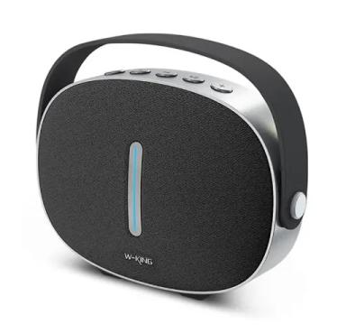 W-King T8 30W Outdoor Traveler Portable Wireless Bluetooth Speaker with Sub Woofer Bass HD Sound - Black