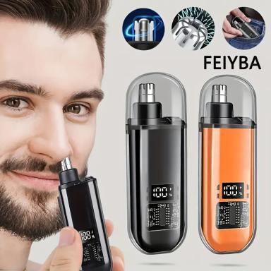 Portable Mini Electric Nose Hair Trimmer - Type-C Rechargeable (Limited Stock) - Allow to Open Parcel